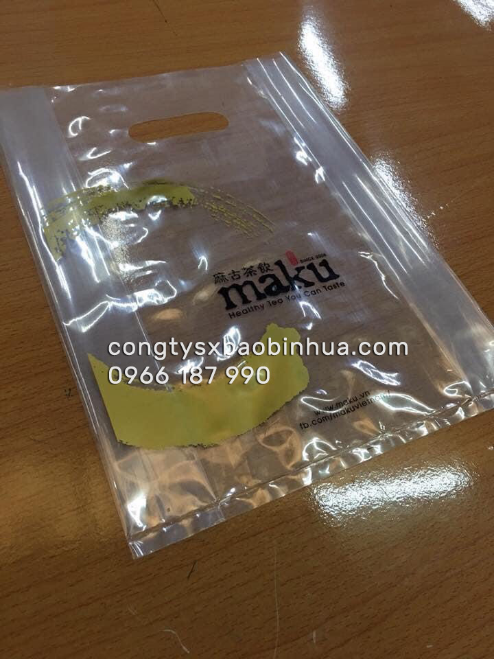 Sản xuất túi PE có in thông tin thương hiệu