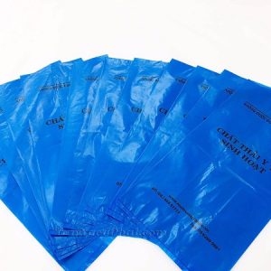 Túi rác y tế màu xanh đựng chất thải thông thường