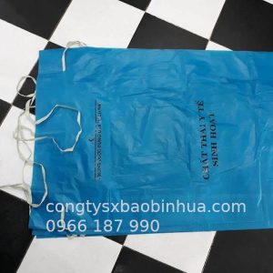 Túi đựng rác thải y tế có dây rút