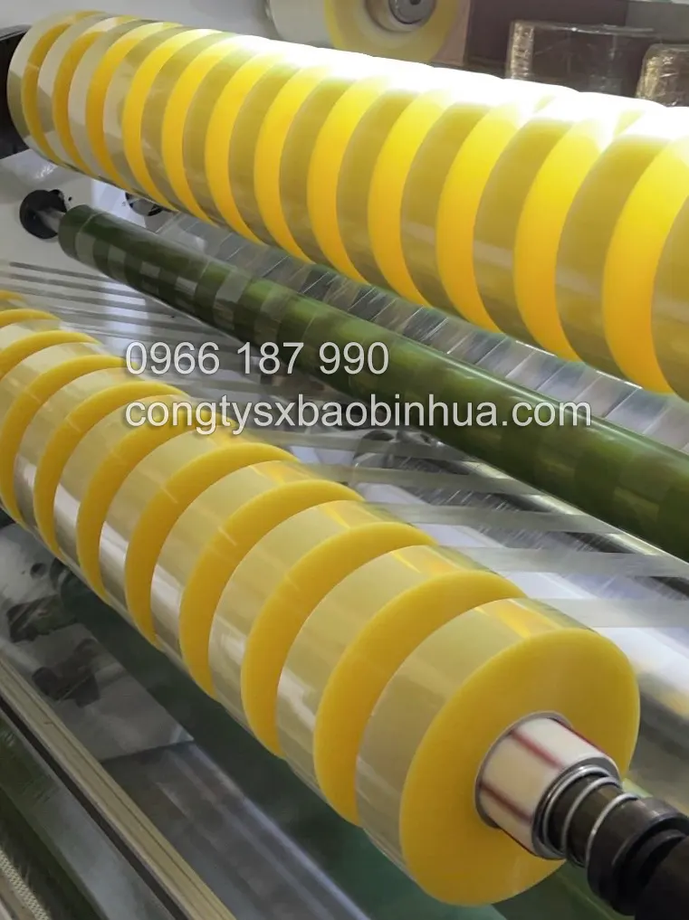 Sản xuất băng keo nhựa